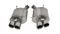 Corsa Performance 13-13 Ford Mustang Shelby GT500 5.8L V8 Polished Sport Axle-Back