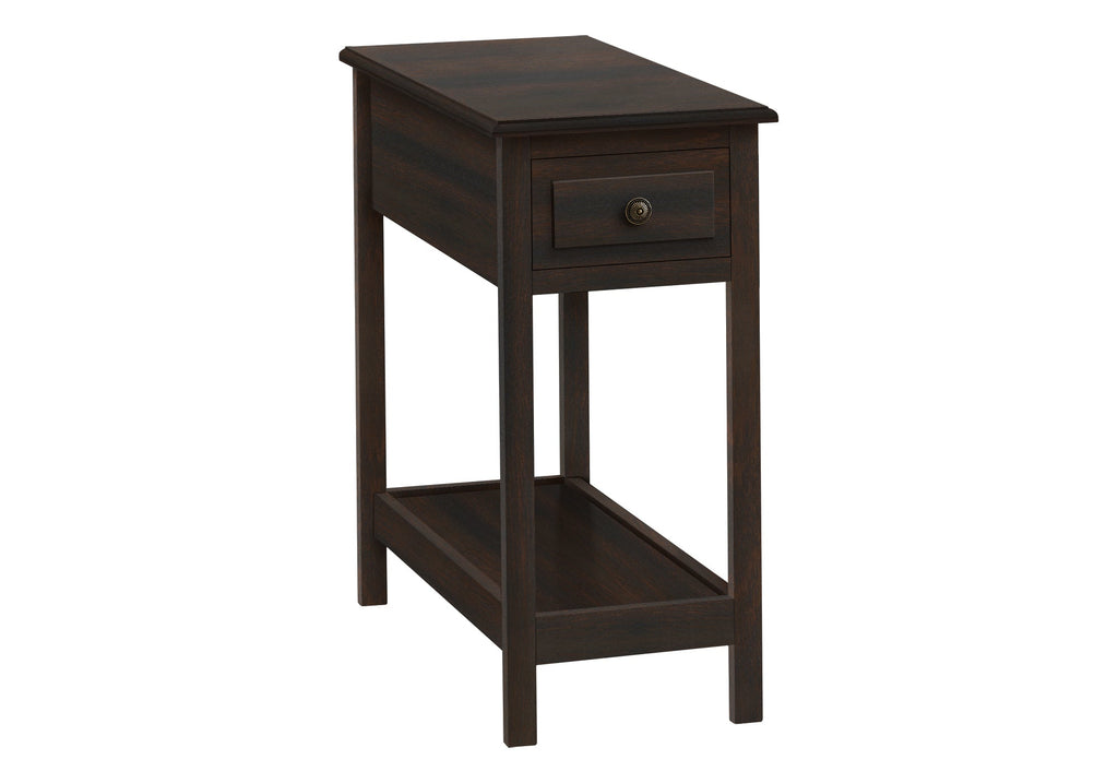 2 Tier Accent Table with Storage Drawer