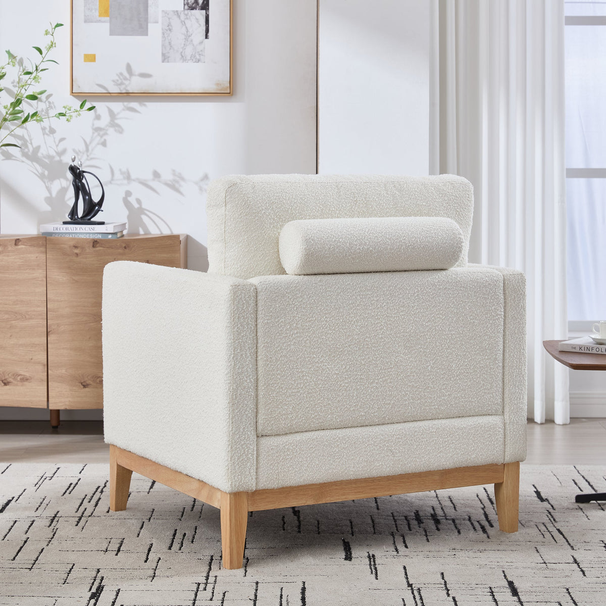 Modern Farmhouse Performance Accent Chair