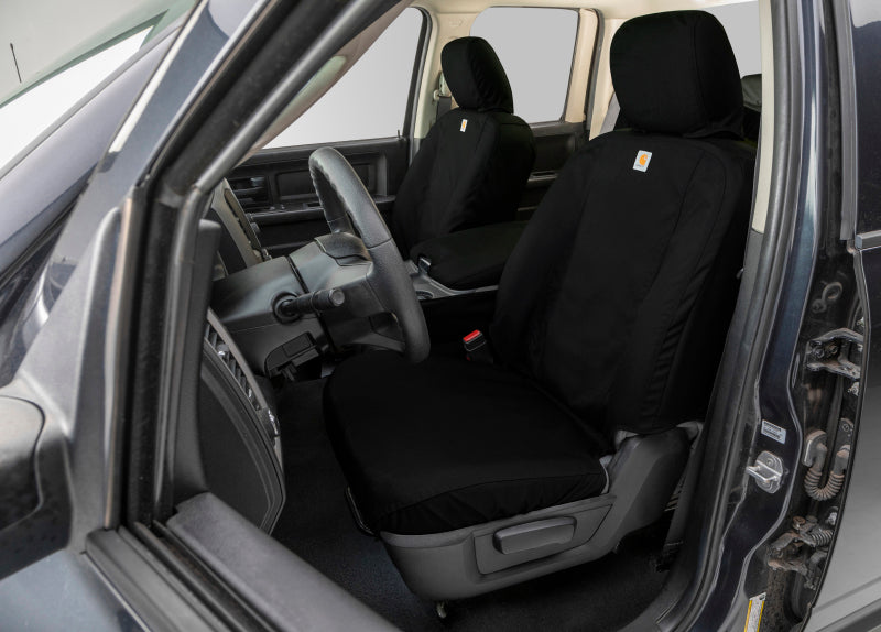 Covercraft- 22-223 Ford Bronco Carhartt Super Dux SeatSaver Custom Second Row 60/40- Black SSC8517COBK