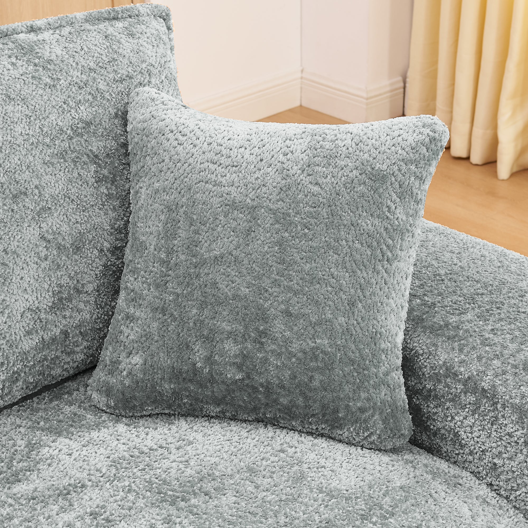 107'' Modern Boucle Sectional Sofa with Reversible Chaise