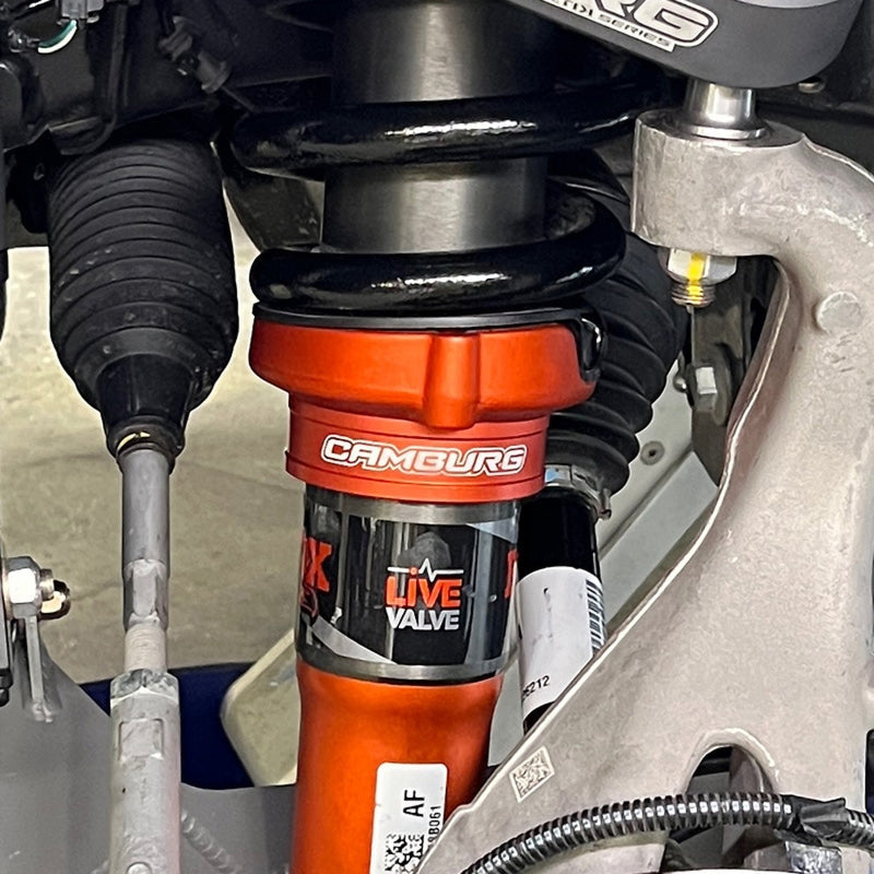 Camburg Ford Raptor 21-23 1in Front Spring Preload Spacer Kit (Fox Orange) CAM-110265-ORG