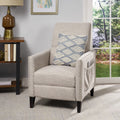 Pushback Recliner Chair with Side Pocket