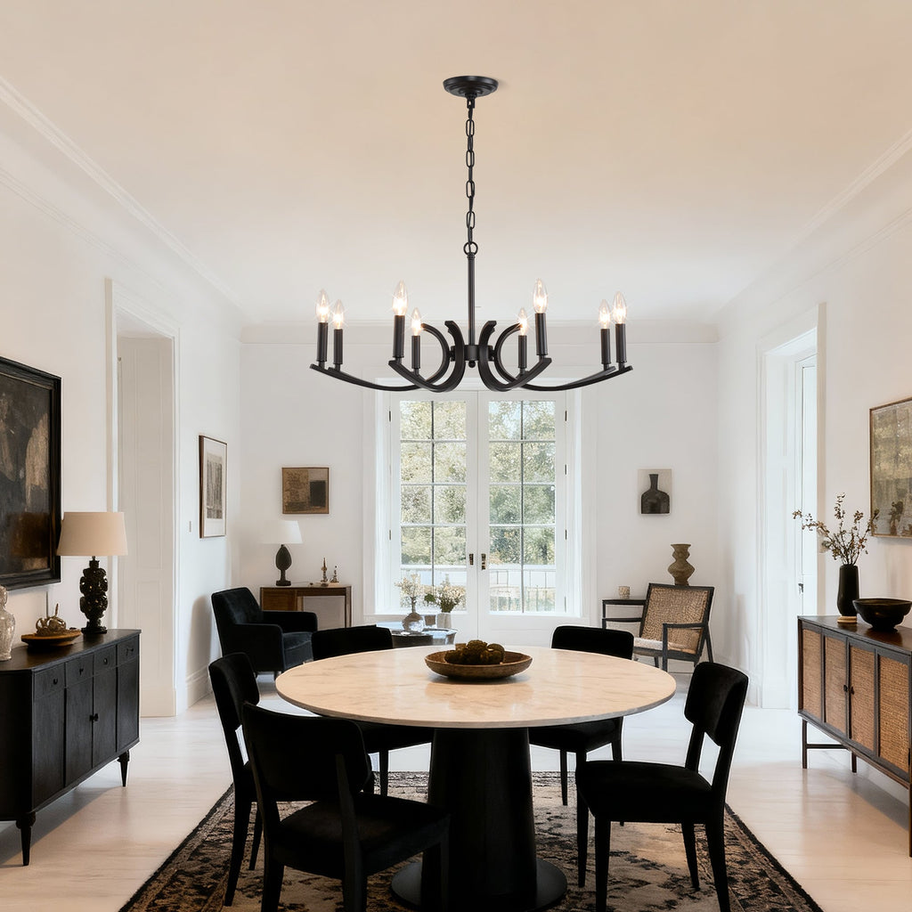8-Light Farmhouse Chandelier