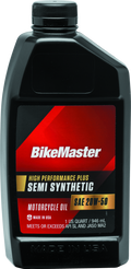 BikeMaster 20W50 Semi Synthetic Oil - Quart 532319