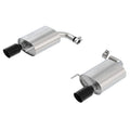 Ford Racing 2018 Mustang 2.3L Ecoboost Sport Muffler Kit - Black Chrome Tips M-5230-M4SBA