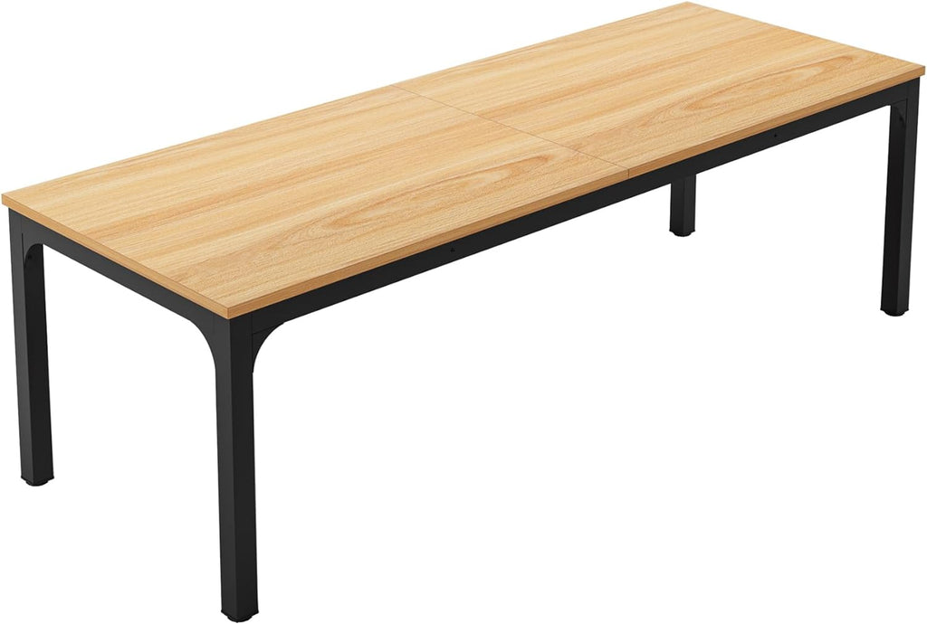 78" Light Walnut Dining Table