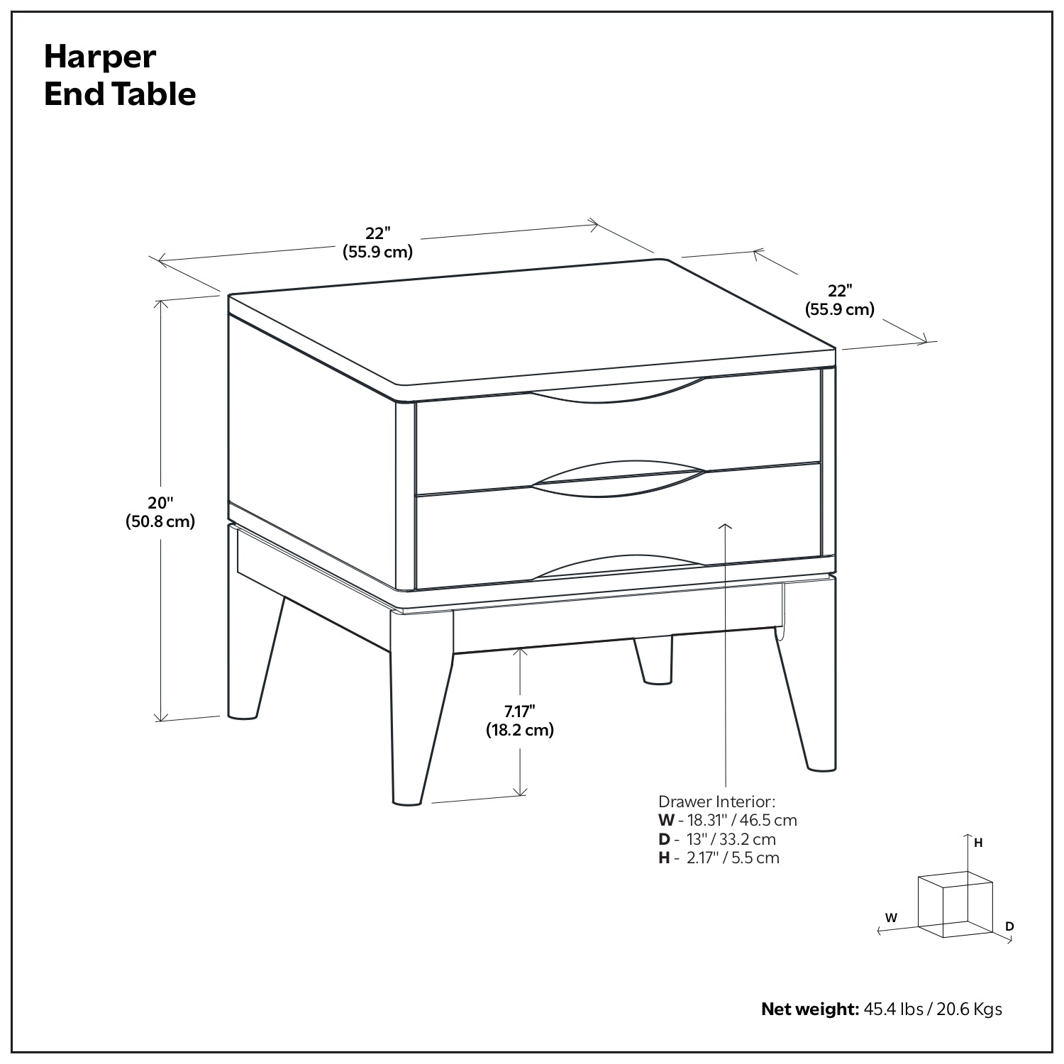 Harper End Table