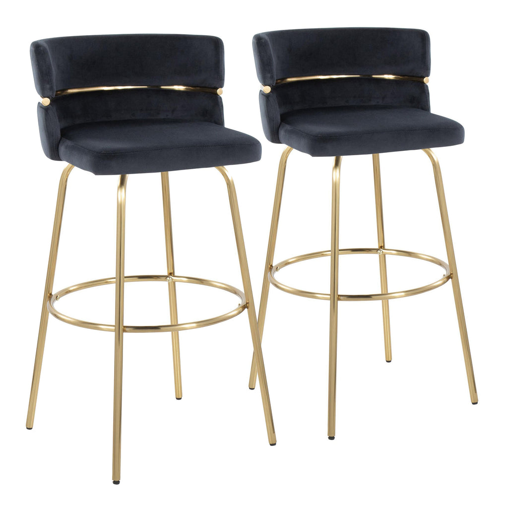 30" Fixed-Height Barstool with Swivel