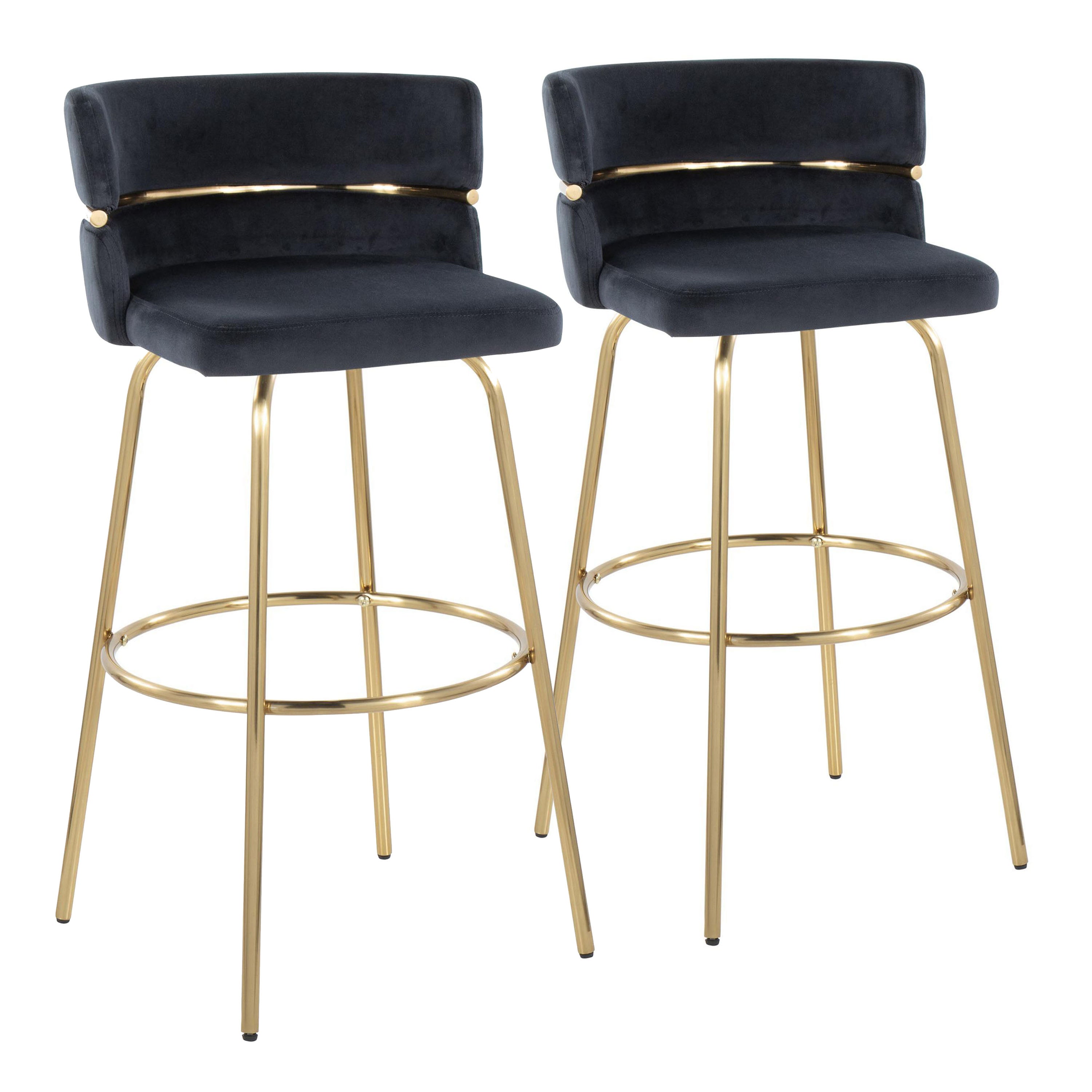 30" Fixed-Height Barstool with Swivel