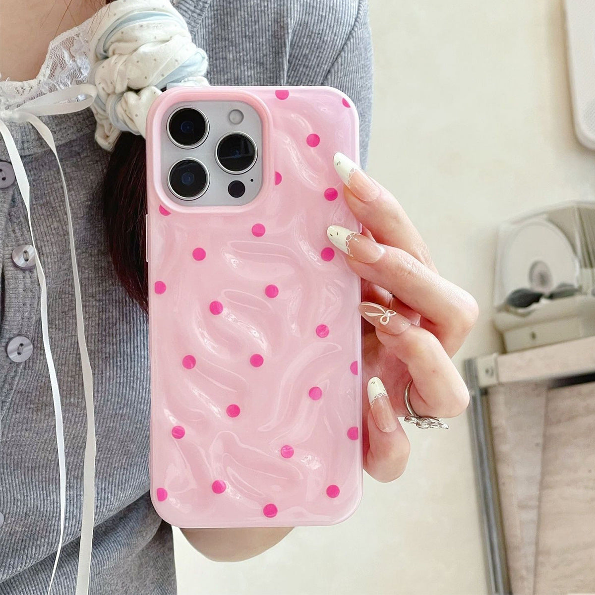 Meteorite-patterned Phone Case Soft Silicone Case Fashionable And Minimalist Style