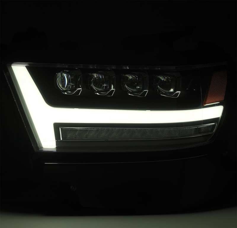 AlphaRex 19-20 Ram 1500HD NOVA LED Proj Headlight Plank Style Matte Blk w/Activ Light/Seq Signal/DRL 880518 *Discontinued