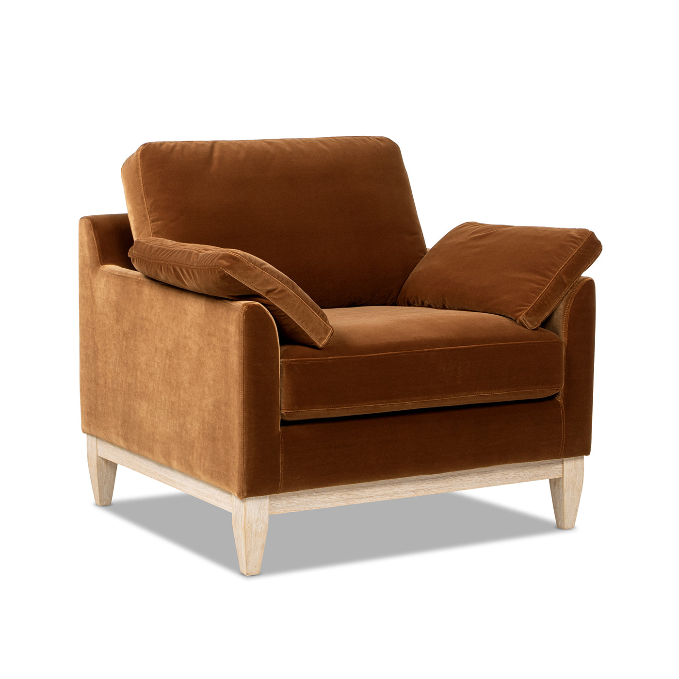Pasadena 36" Wide Modern Farmhouse Accent Arm Chair
