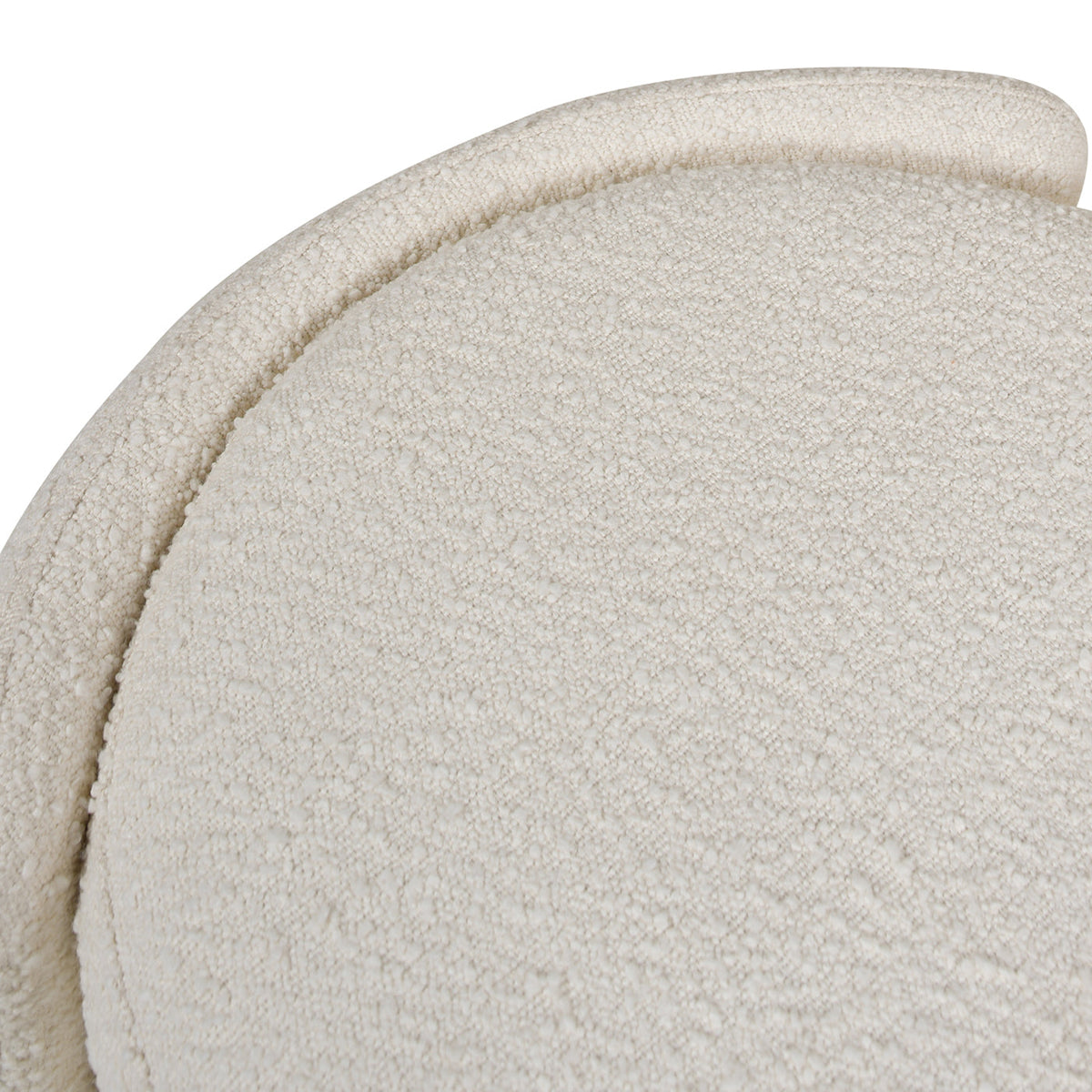 Fuji 43" Upholstered Oval Storage Bench