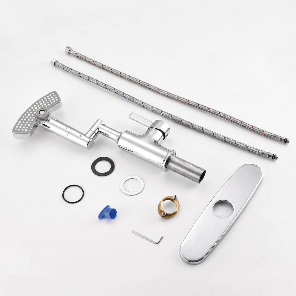 LED Temperature Display Bathroom Faucet