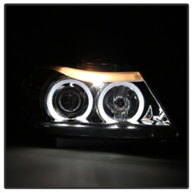 Spyder BMW E90 3-Series 06-08 Projector LED Halo Amber Reflctr Rplc Bulb Smke PRO-YD-BMWE9005-AM-SM 5009029