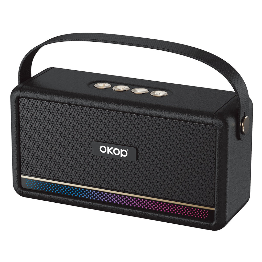 KP-843 Best-Selling Wireless Bluetooth Speaker Portable Handle Home Use RGB Ambient Light Factory Direct Wholesale Export-Exclusive