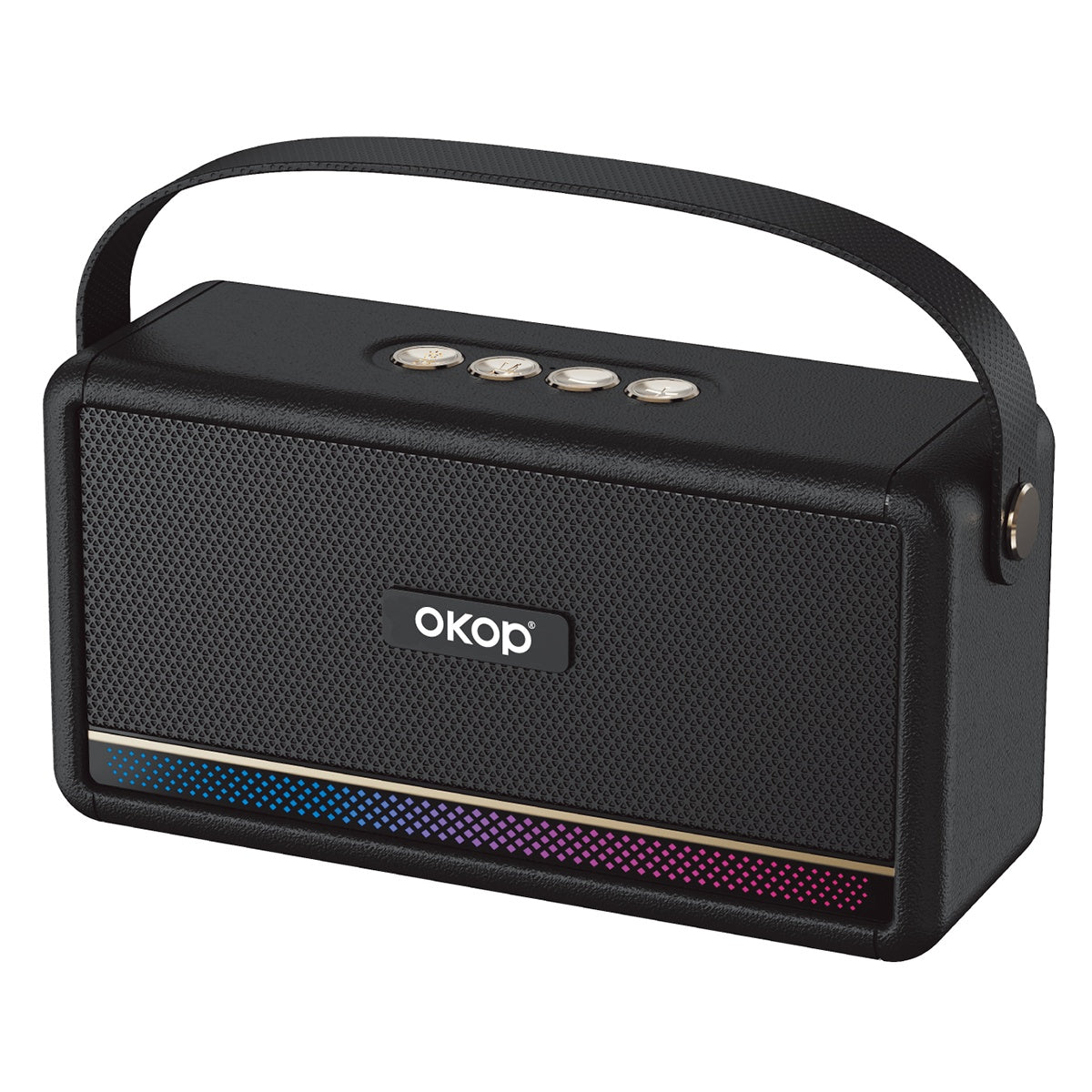 KP-843 Best-Selling Wireless Bluetooth Speaker Portable Handle Home Use RGB Ambient Light Factory Direct Wholesale Export-Exclusive