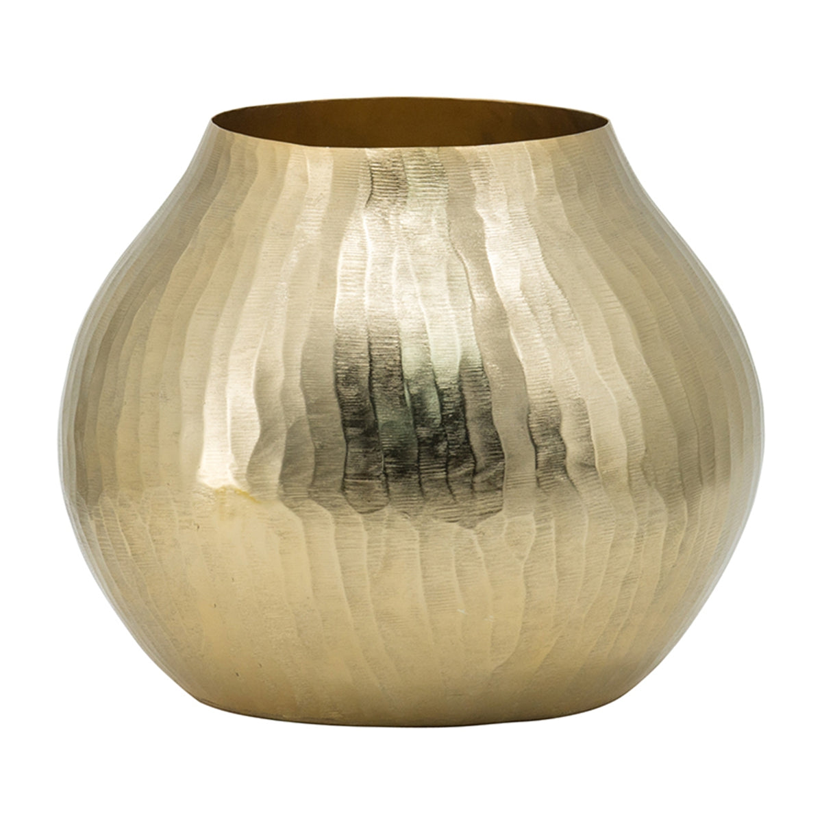 Aluminum Chisel Flower Vase