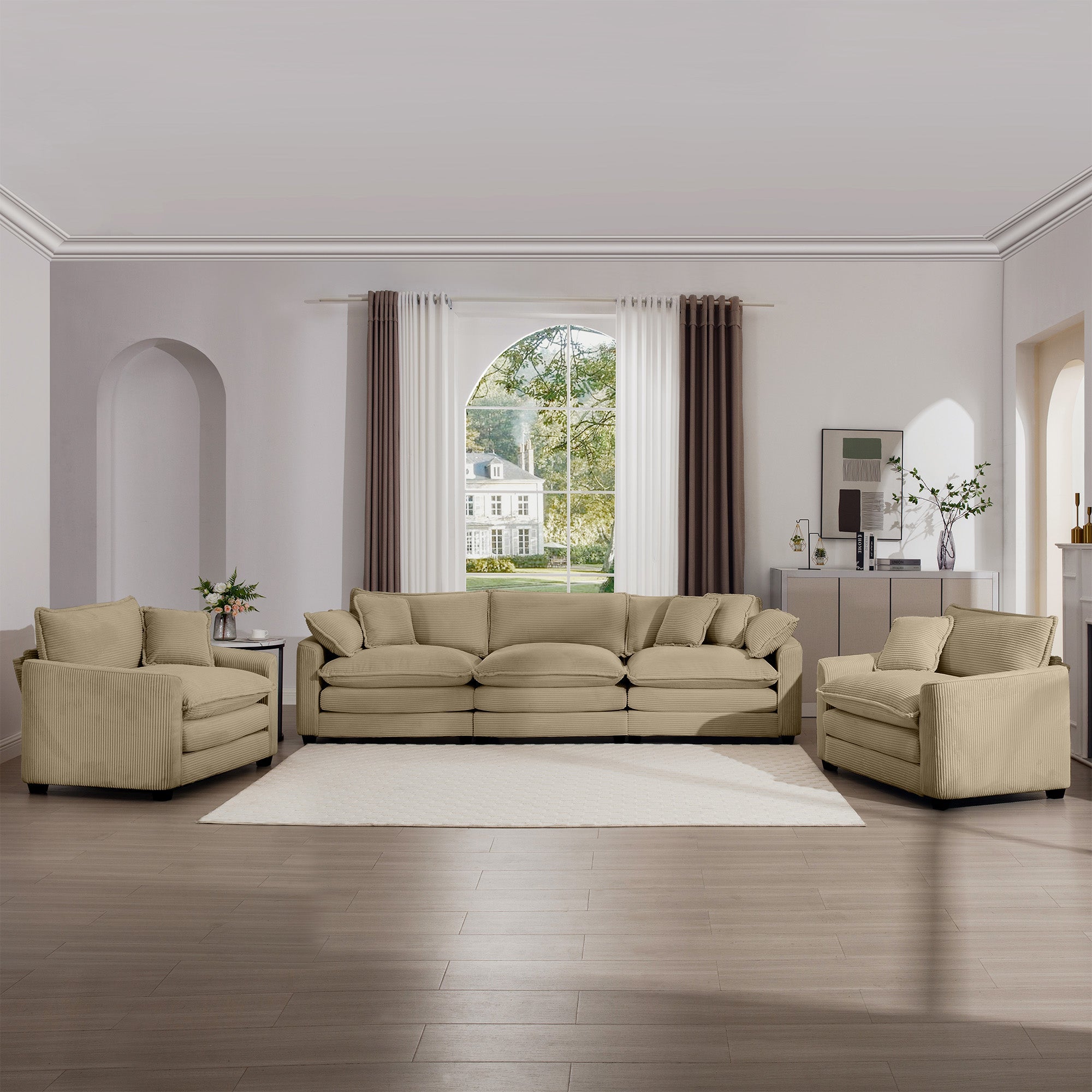 Luxurious and Sophisticated Sofa Set