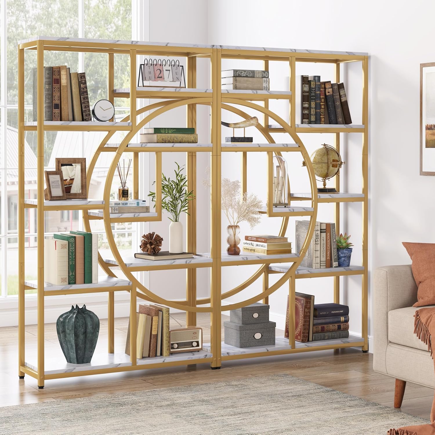68.89" Height Industrial 5-Tier Display Shelf