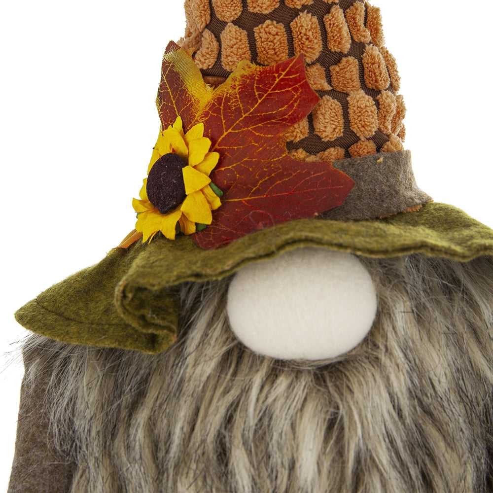 2-Piece Fabric Sitting Gnome Figurines