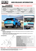 HKS Legamax Premium Rav4 Mxaa54 32018-At063
