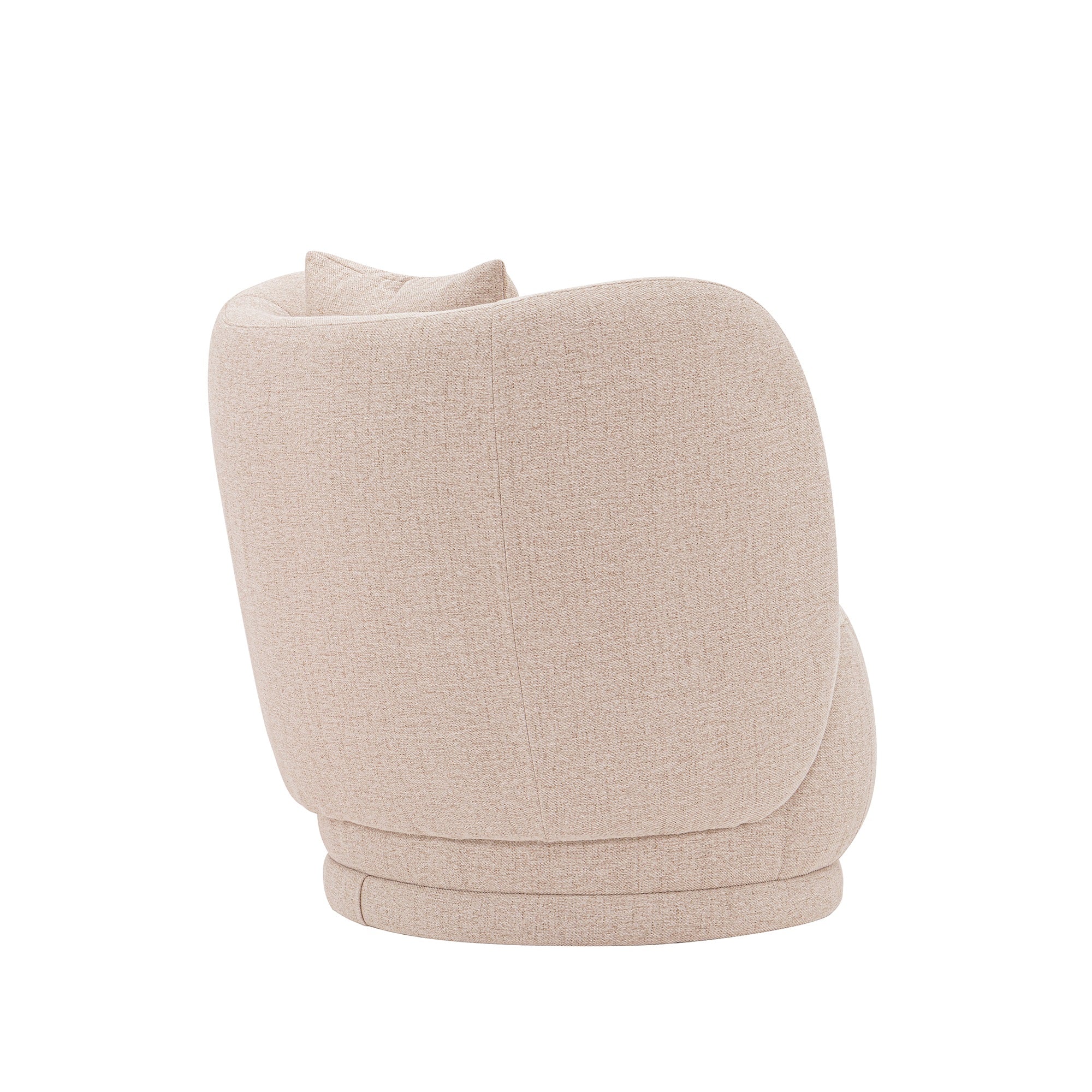 Siri Upholstered Lounge Chair in Wheat