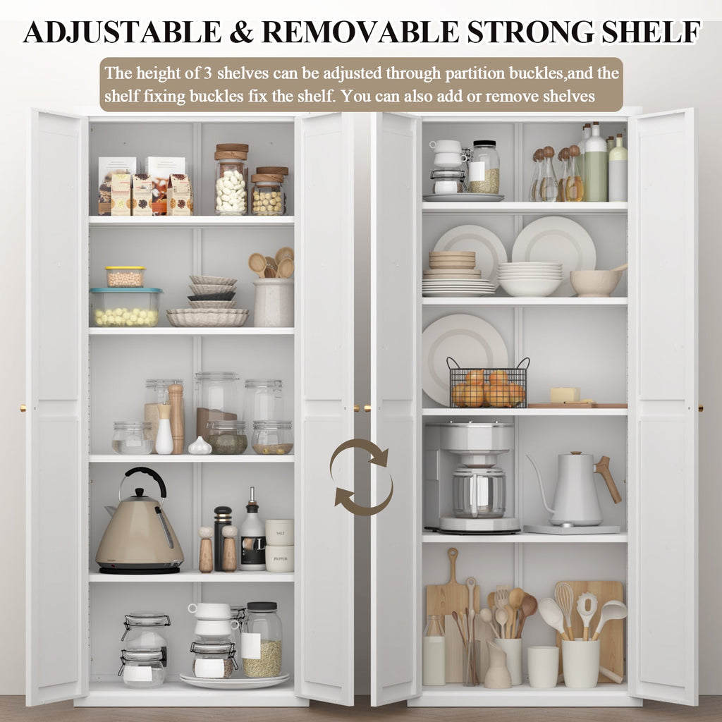 Metal Adjustable 2 Doors Storage Cabinet