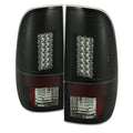 Spyder Ford F150 side 97-03/F250 Super Duty 99-07 LED Tail Lights Blk Smke ALT-YD-FF15097-LED-BSM 5078179