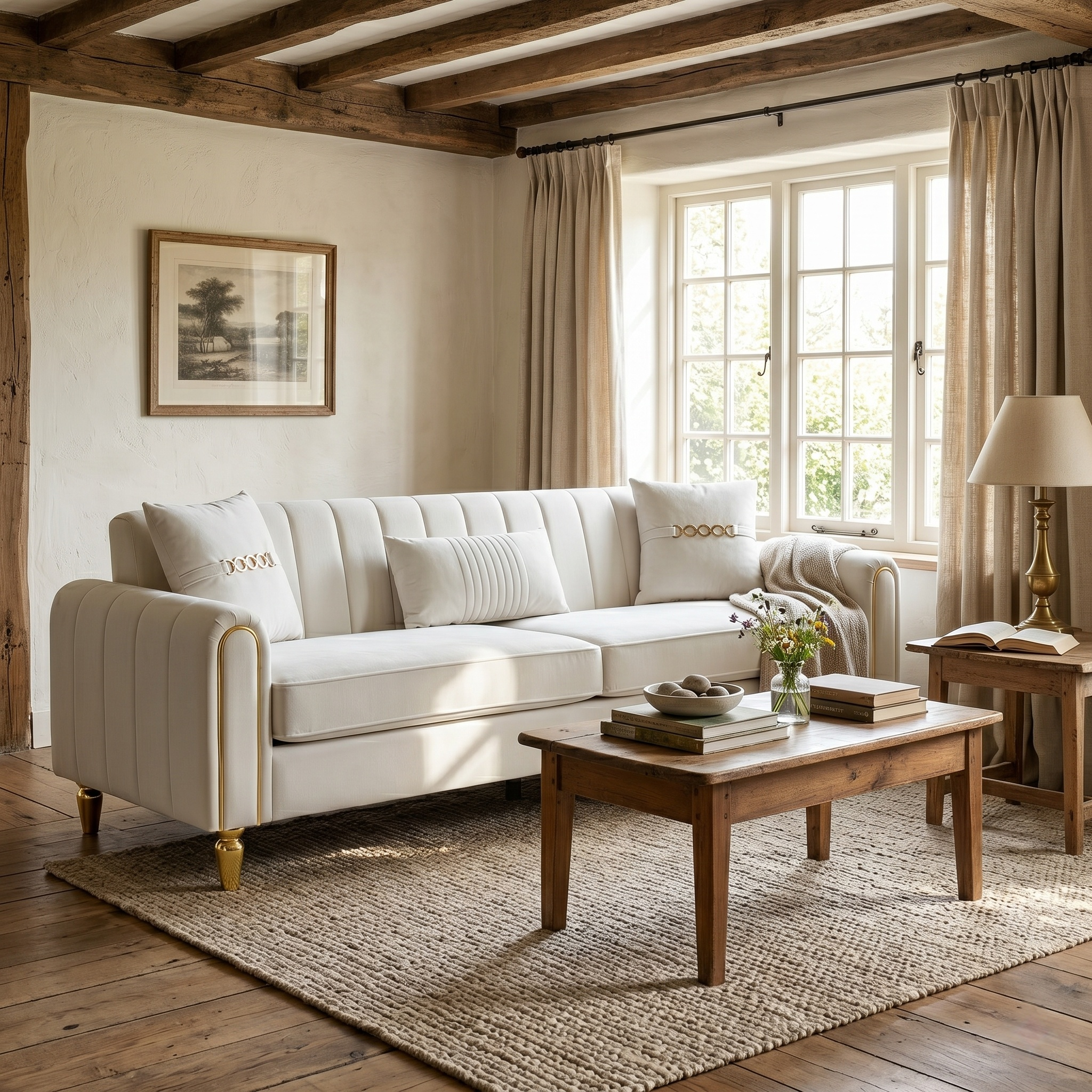 FX-P11-CW 3-Seater Sofa