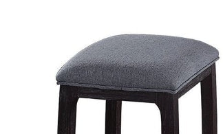 Razo Fabric & Weathered Counter Height Stool