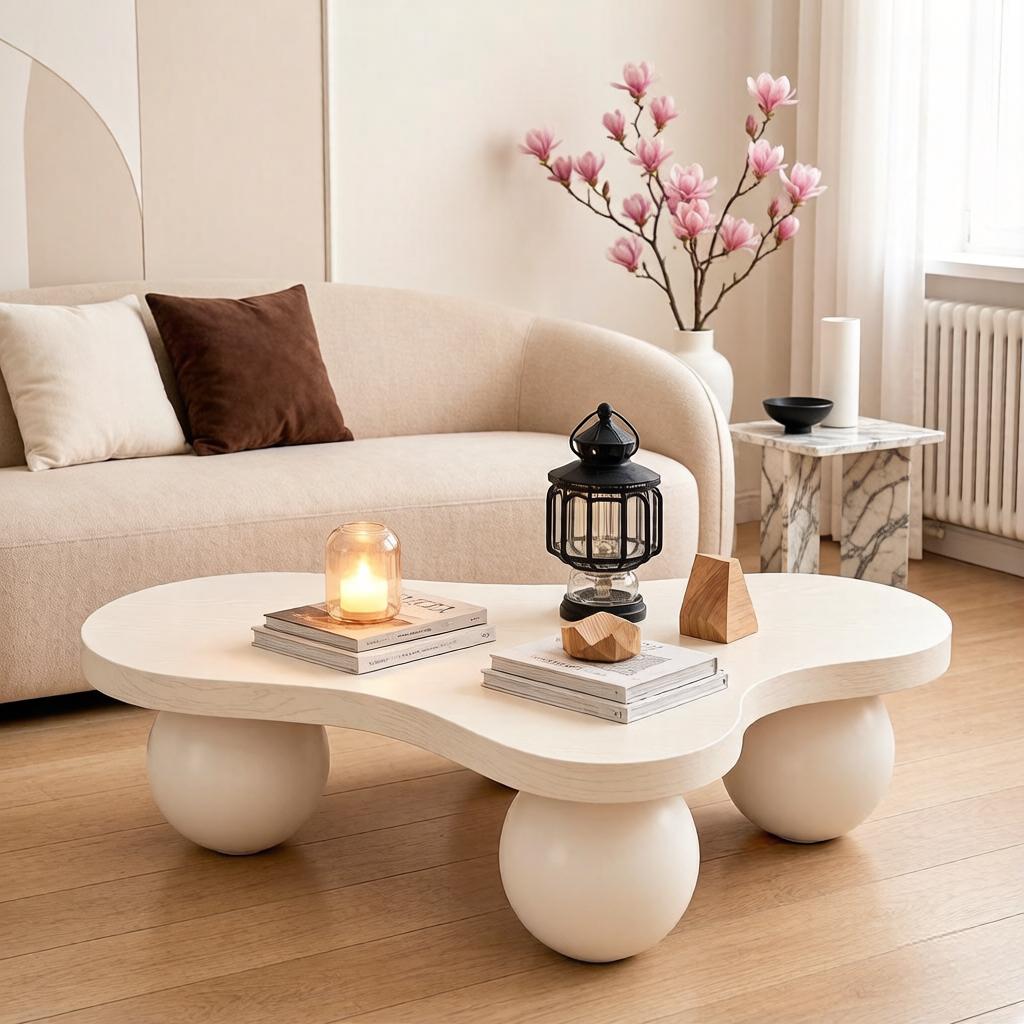 46'' Funky Unique Modern Coffee Table