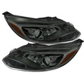 SPYDER Xtune Ford FocUS 12-14 Projector Headlights OE Style Halogen Model Only Smoke PRO-JH-FF12-LED-SM 9932700