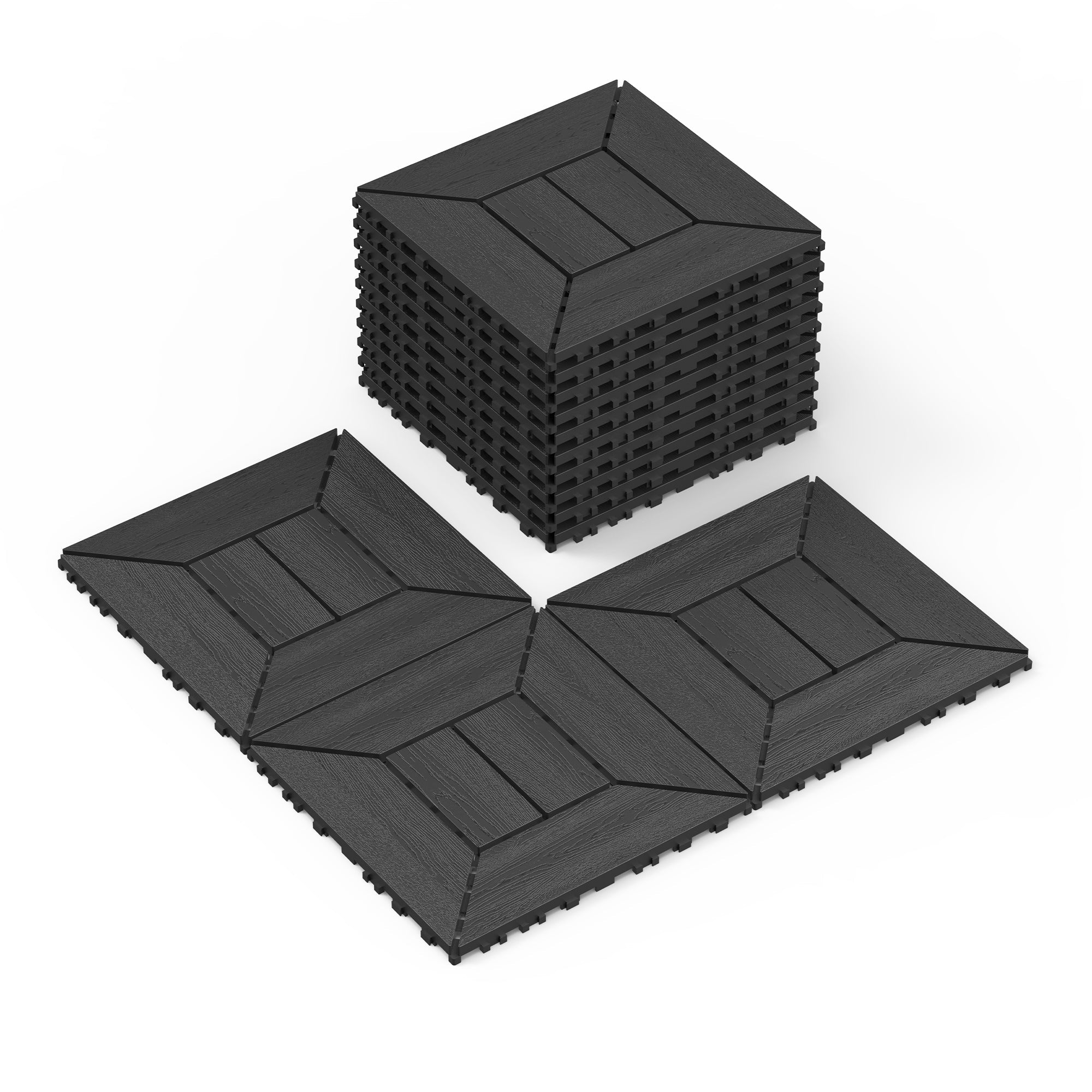 12 Inch Interlocking Deck Tiles