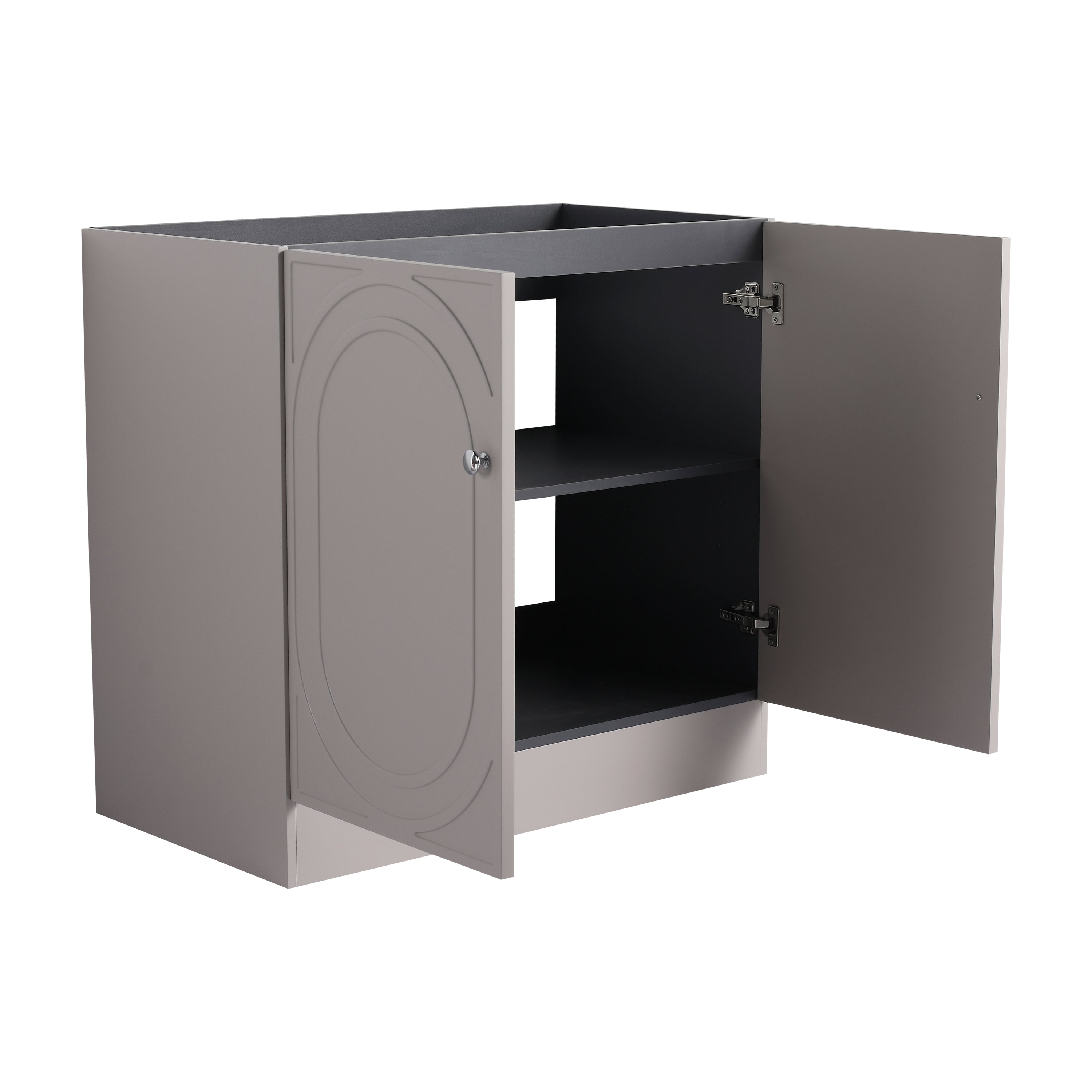 36" Freestanding Bathroom Vanity & 2 Soft-Close Cabinet Doors