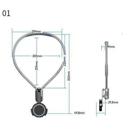 Neck-hanging Magnetic Phone Holder For Cycling