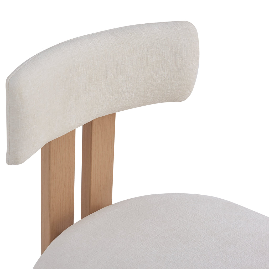Stylish 26.5'' Round Stools with Low Back