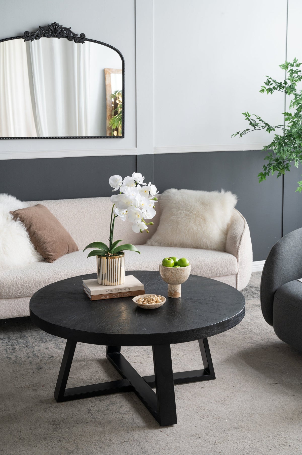 Round Marble Decorative Bowl