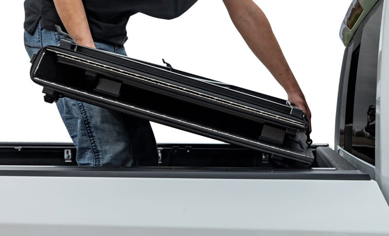 Access LOMAX Professional Series Tri-Fold Cover 16-19 Nissan Titan/Titan XD 6ft 6in Bed B0030029
