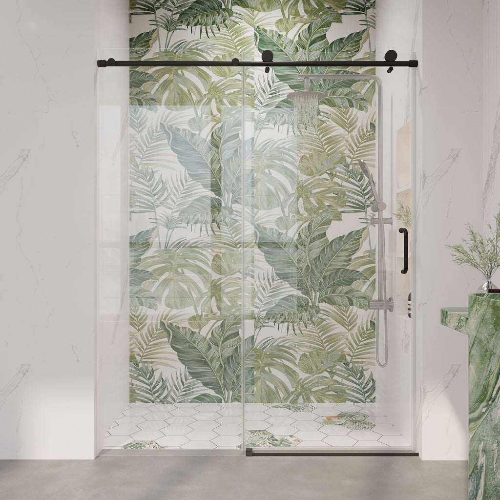 Frameless Single Sliding Shower Door