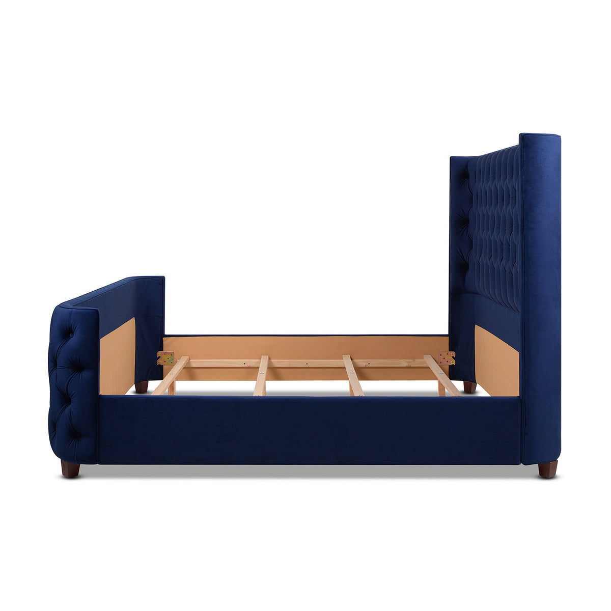 Brooklyn King Tufted Panel Bed Headboard and Footboard Set