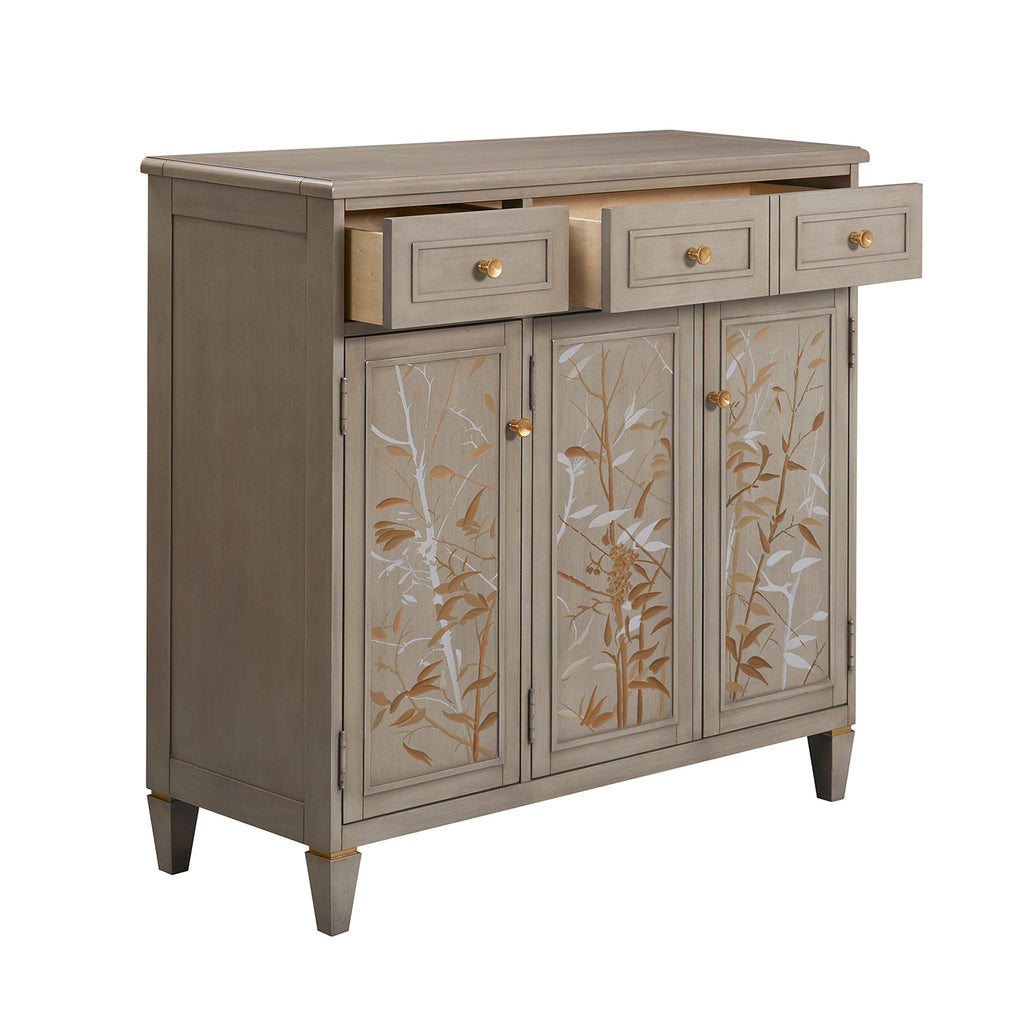 Dauphin Handpainted Entryway Storage Cabinet
