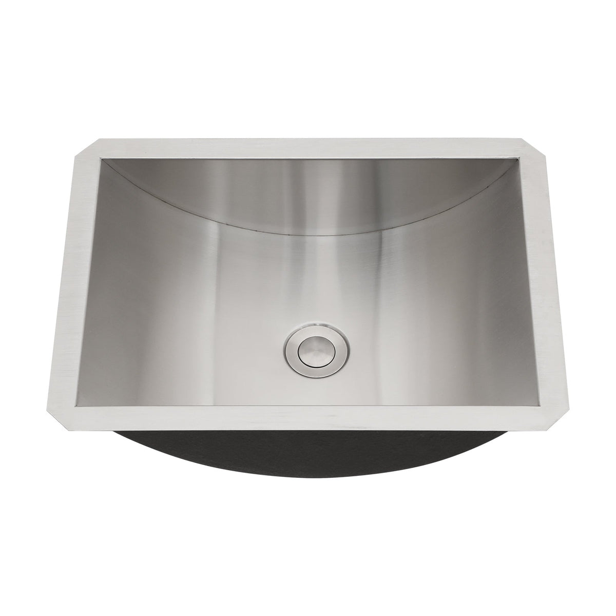 18"x13" Brushed Nickel Stainless Steel Undermount Bathroom Sink