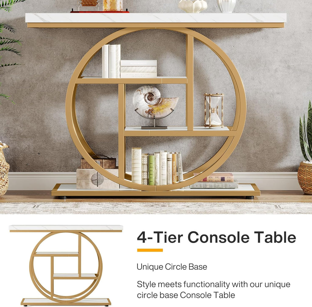 41.3" Industrial Console Table