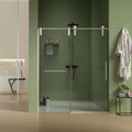 56"-60"W x 76"H Frameless Shower Door