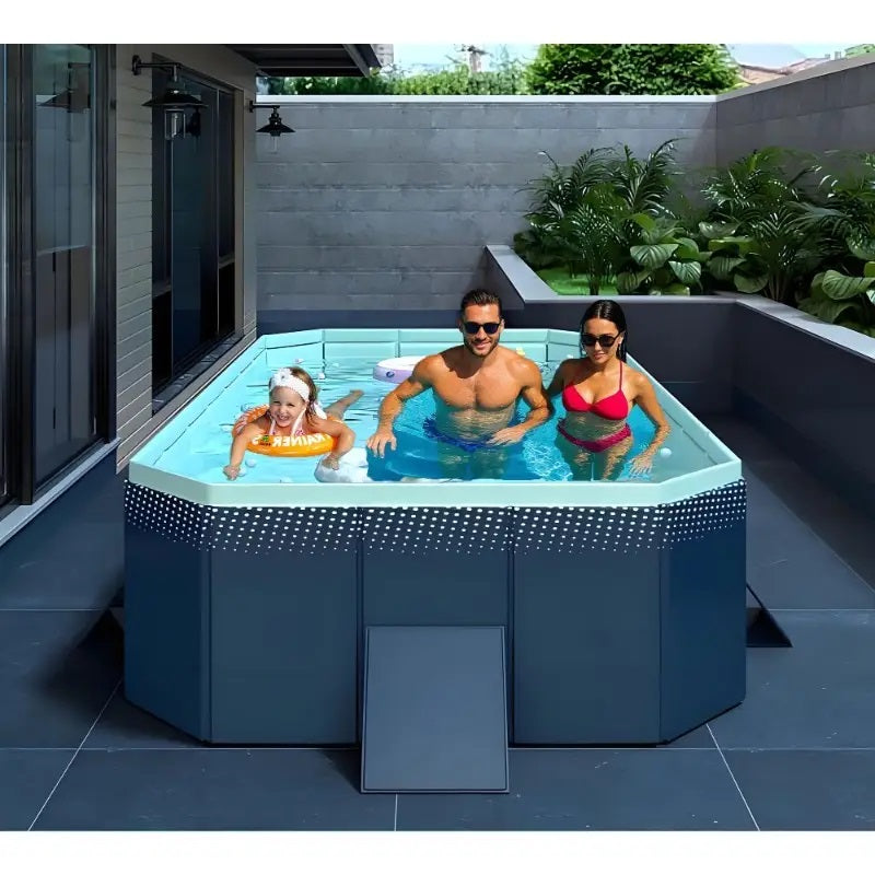 2.1m PVC Folding Pool (Not Inflatable)