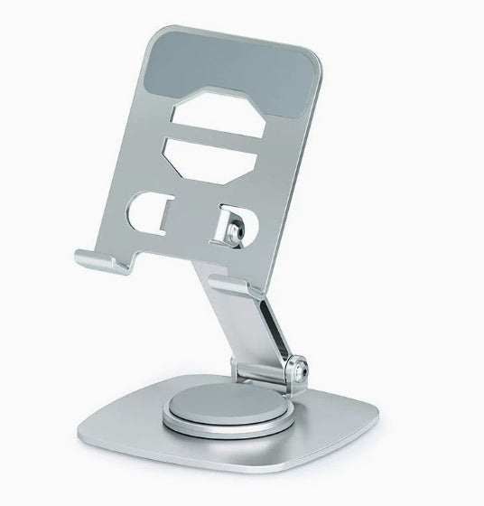 Rotating Phone Stand Desktop Metal Bedside Tablet Holder