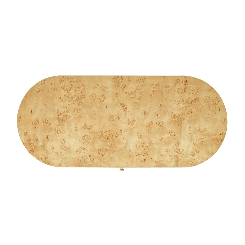Jesse 55.5" Single Drawer Oval Computer Desk