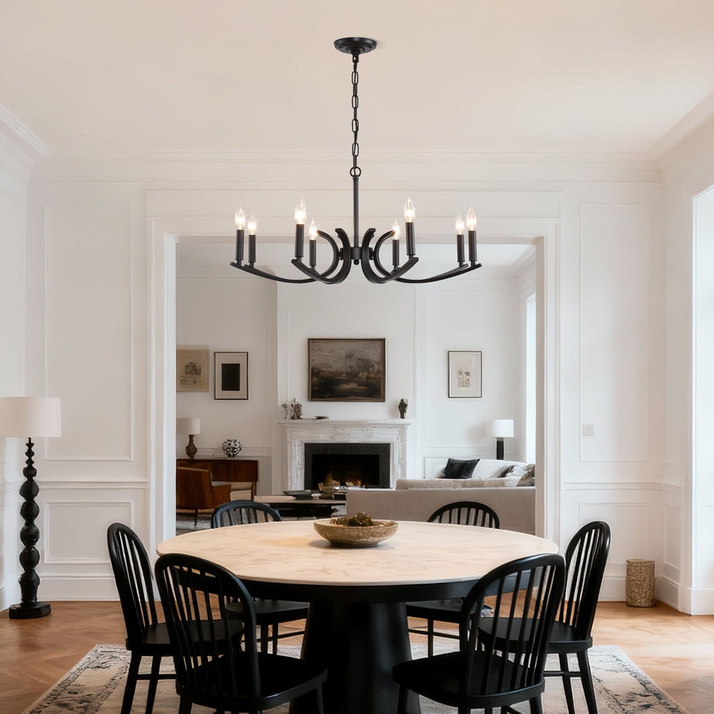 8-Light Farmhouse Chandelier